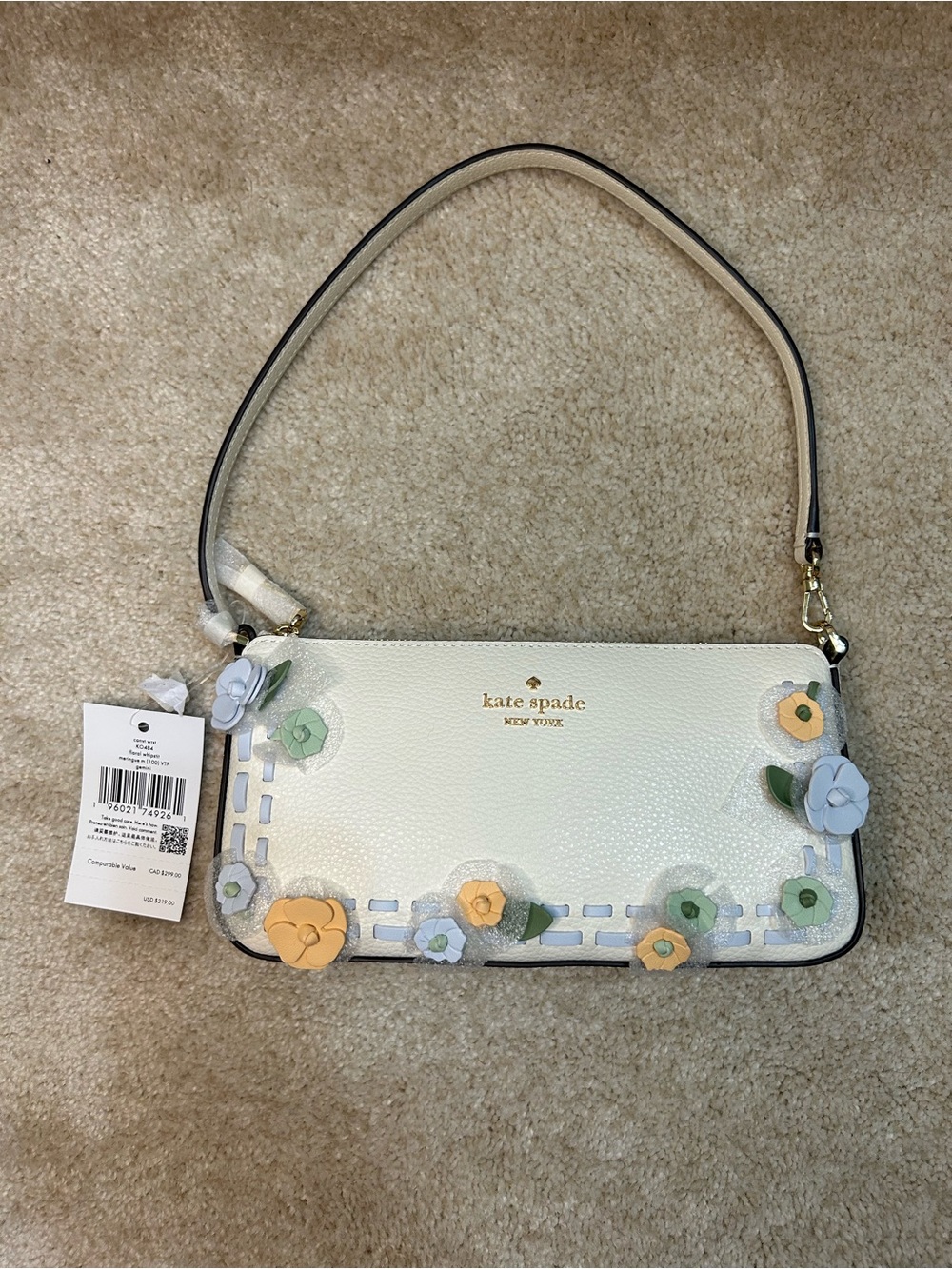 kate spade Gemini Floral Mini Bag MSRP $219